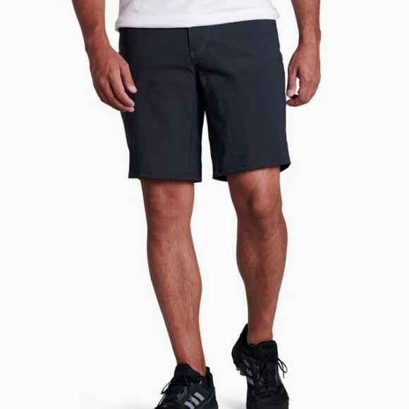 KUHL RENEGADE ROCK SHORTS. KOAL BLACK. SZ 42. UPF50+ WATER RESIST. - Picture 1 of 11